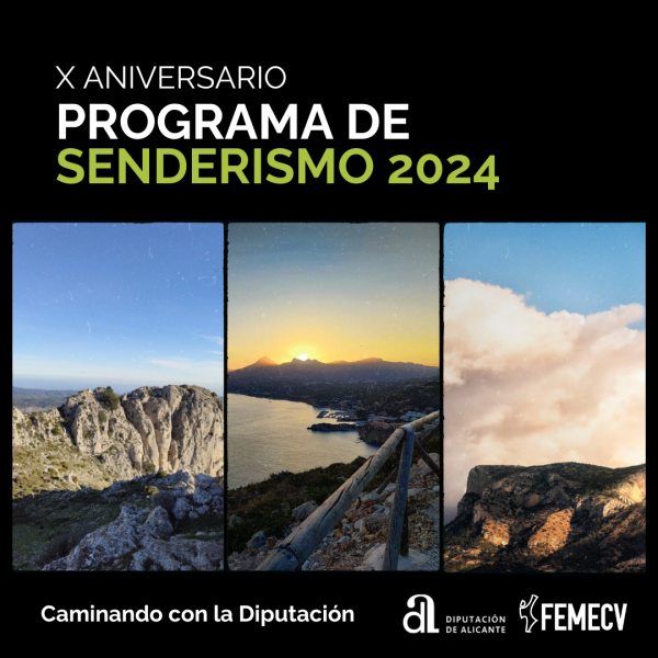 Nuevas rutas para el Programa de Senderismo de la Diputación de Alicante 2024