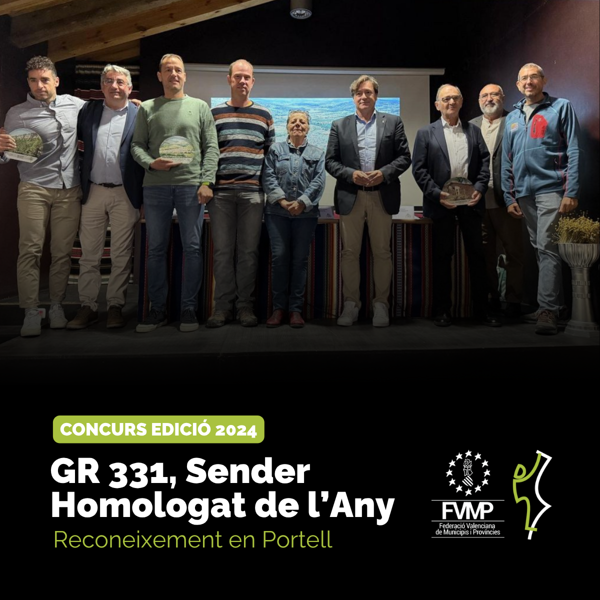 El GR 331 “Camí de Conquesta”, en Els Ports, recibe el Premio Sendero Homologado del Año 2024