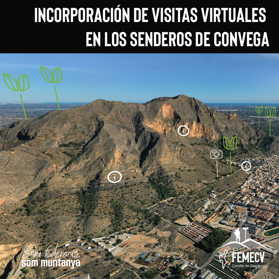 Incorporación de visitas virtuales en los senderos de CONVEGA