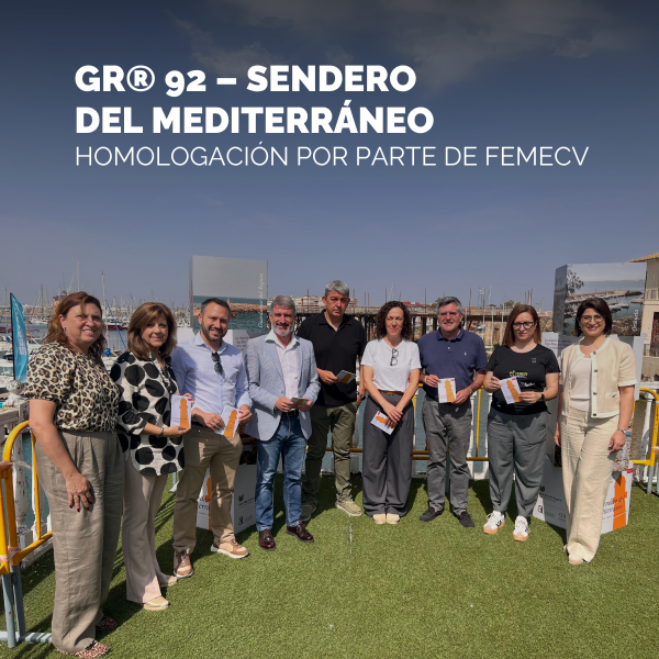 El GR® 92 se consolida en la Vega Baja como ruta homologada gracias a la colaboración con la FEMECV