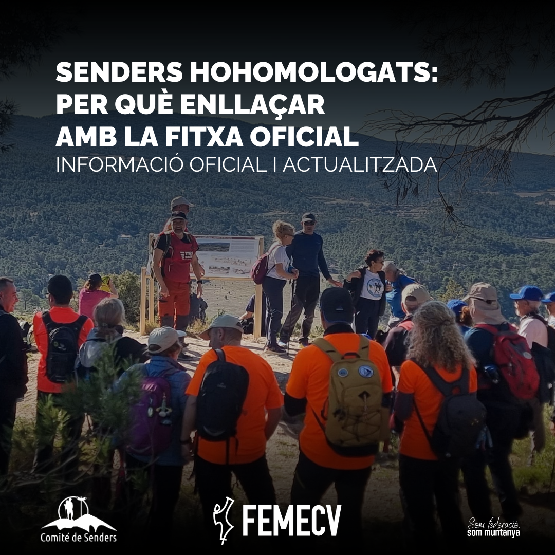 Senderos homologados: porqué enlazar a su ficha oficial