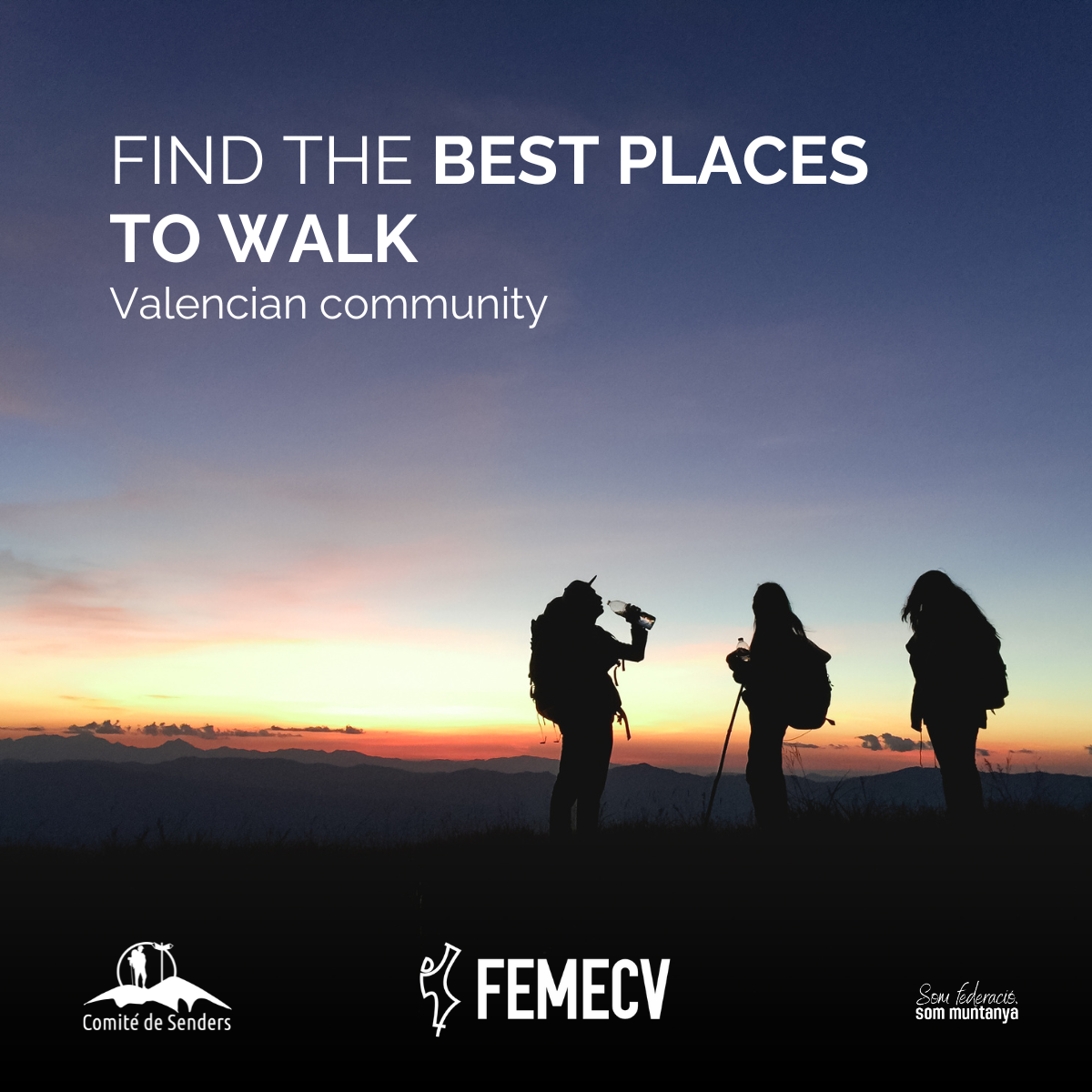 Find the best places to walk