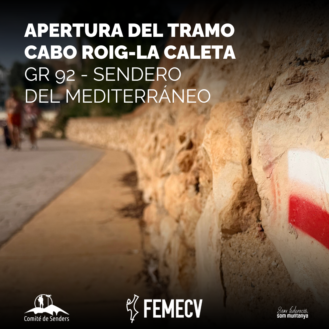 Obertura del tram de Cap Roig-La Caleta del GR 92 “Sender del Mediterrani”